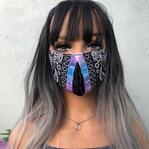 Beautiful Unique Handmade Masks ✨ Bandana mermaid drop 🧜🏼‍♀️✨